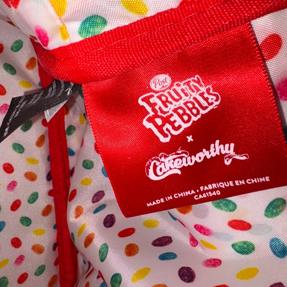 Fruity Pebbles Mini Backpack From Cakeworthy Nwot - image 6